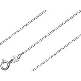 Łańcuszek srebrny figaro 40cm 1.2mm 925