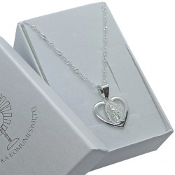 SREBRNY ZESTAW KOMUNIJNY...