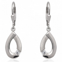 Kolczyki srebrne rodowane z...