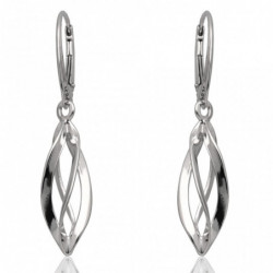 Kolczyki srebrne rodowane...