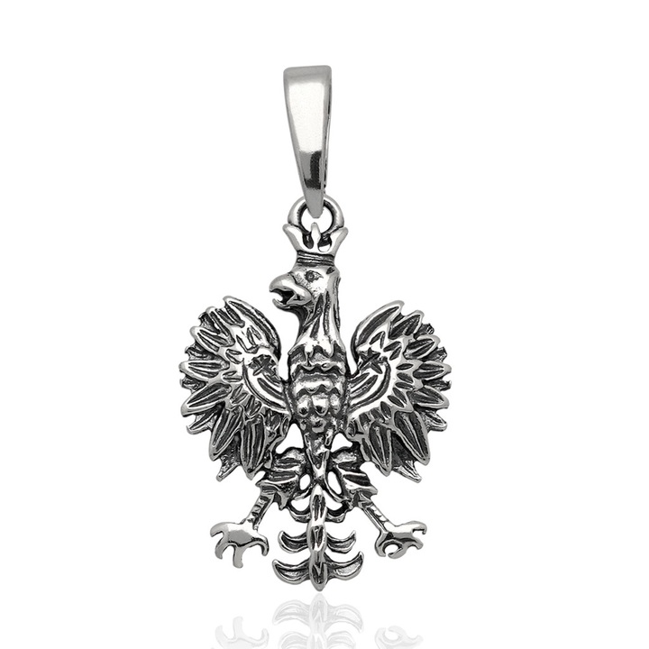 Wisiorek męski zawieszka orzełek orzeł srebro pr.925