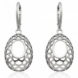 Kolczyki srebrne oksydowane...