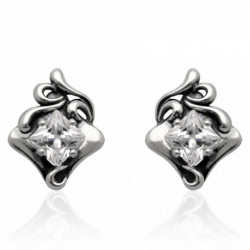 Kolczyki srebrne na...