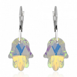 Kolczyki srebrne swarovski...