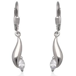 Kolczyki srebrne z cyrkoniami crystal pr.925