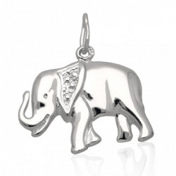 Wisiorek srebrny słoń...
