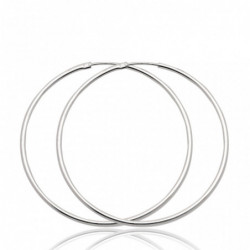 Kolczyki srebrne kółka 40mm...