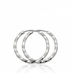 Kolczyki srebrne kółka 20mm...