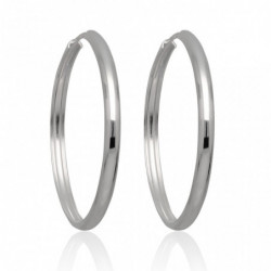 Kolczyki srebrne kółka...