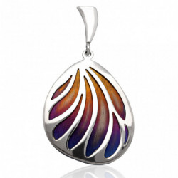 Wisiorek srebrny z tytanem...