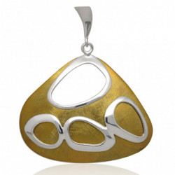 Wisiorek srebrny z tytanem...