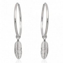 Kolczyki srebrne kółka 20mm...