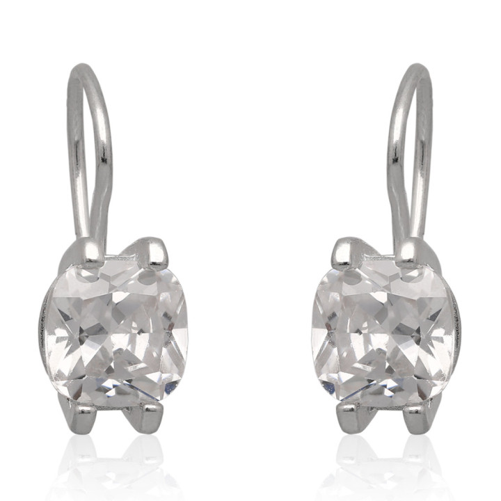 Kolczyki srebrne z cyrkoniami crystal pr.925