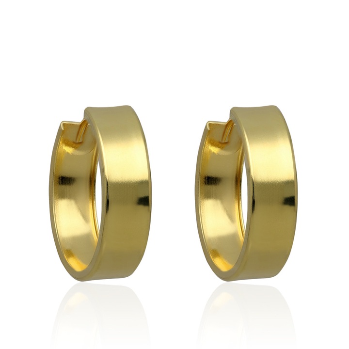 Kolczyki srebrne kółka rynny 20mm koła pr.925