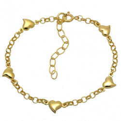 Bransoletka pozłacana z...