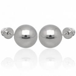 Kolczyki srebrne kule kulki...