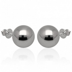 Kolczyki srebrne kule kulki...