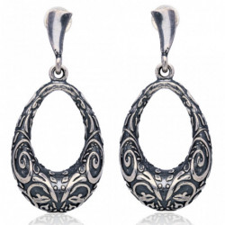 Kolczyki srebrne oksydowane...