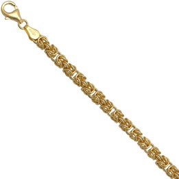 Łańcuszek ZŁOTY męski SPLOT KRÓLEWSKI bizantyjski 50cm 4.3mm 585