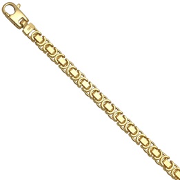 Łańcuszek złoty bizantyjski 60cm 5.2mm złoto pr.585