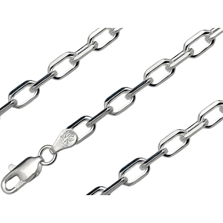 Łańcuszek srebrny ankier 60cm 4.4mm 925