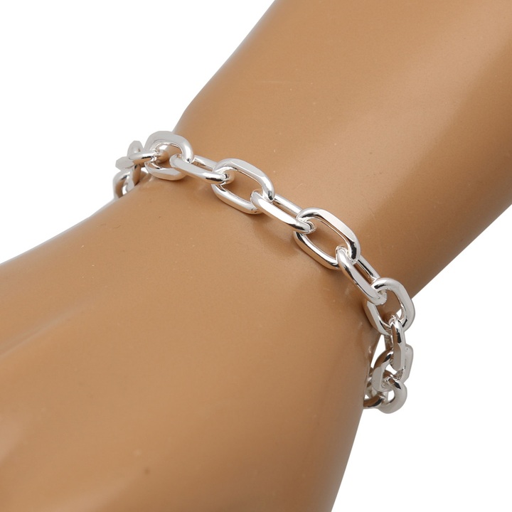 Bransoletka srebrna ankier 23cm 7.5mm 925