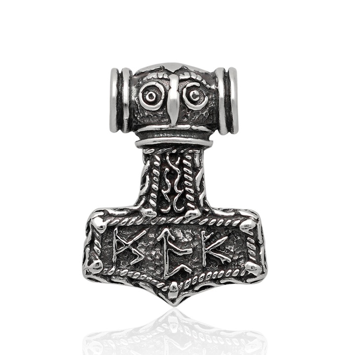 Wisiorek męski młot thora nordycki zawieszka męska mjolnir srebro 925