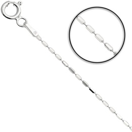 Łańcuszek srebrny Wałek 40cm 1.2mm 925