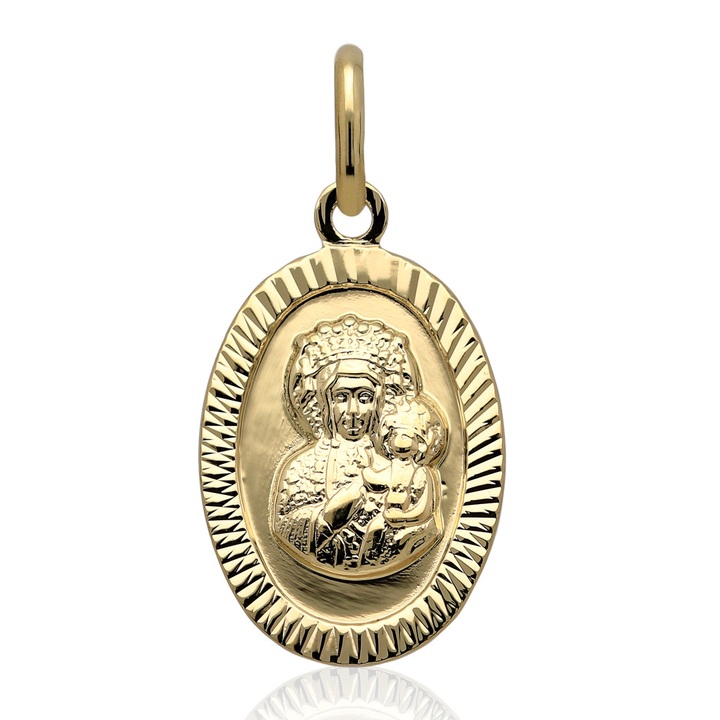 Medalik złoty M.B.Częstochowska złoto pr.585