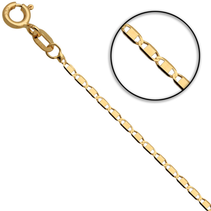 Bransoletka złota żyletka 18cm 1.5mm złoto pr.585