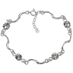 Bransoletka srebrna 19-21cm...