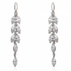 Kolczyki srebrne rodowane z...