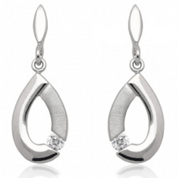 Kolczyki srebrne rodowane z...