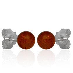 Kolczyki srebrne kulki 6mm...