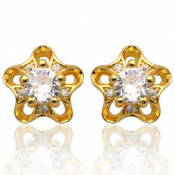 Kolczyki srebrne pozłacane...