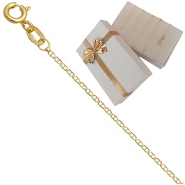 Łańcuszek złoty żyletka 42cm 1.1mm złoto pr.585