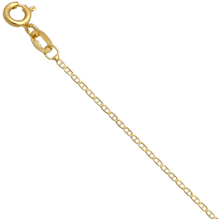 Łańcuszek złoty żyletka 50cm 1.3mm złoto pr.585
