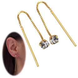 Kolczyki przeciągane...