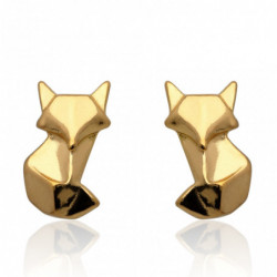 Kolczyki srebrne pozłacane...