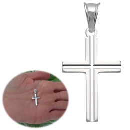 Krzyżyk srebrny bez wizerunku srebro pr.925