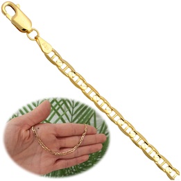 Łańcuszek złoty żyletka 50cm 3.6mm złoto pr.585