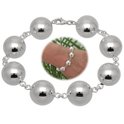 Bransoletka srebrna 19cm...