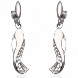 Kolczyki srebrne rodowane...