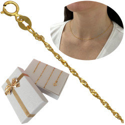 Łańcuszek złoty singapur...