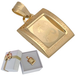 Wisiorek złoty znak zodiaku koziorożec złoto 585