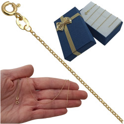 Łańcuszek złoty rolo 50cm...