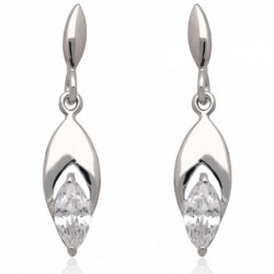 Kolczyki srebrne rodowane z...