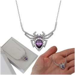 Naszyjnik srebrny damski...