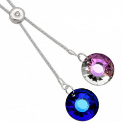 Krawatka srebrna swarovski...