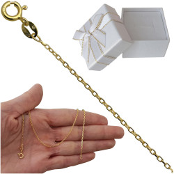 Łańcuszek pozłacany Ankier...